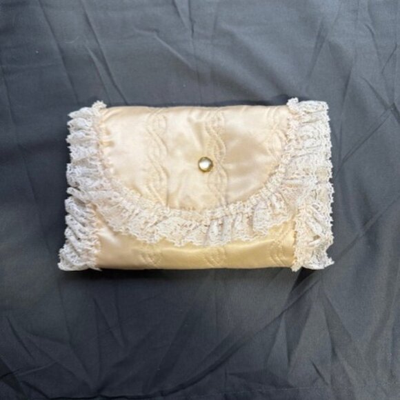 Handbags - Vintage Fold Out Jewelry Roll w Multiple Compartments